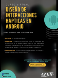 Curso Virtual: Diseño de interacciones hápticas en Android