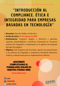 Curso virtual – Introducción al Compliance. Ética e Integridad para empresas basadas en tecnología