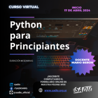 Curso virtual: Python para Principiantes